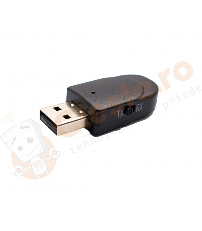 Adaptor bluetooth transmitator si receptor, 2 in 1, BT 5.0