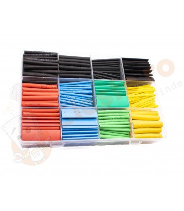 Set Tuburi termocontractabile 530 buc multicolore