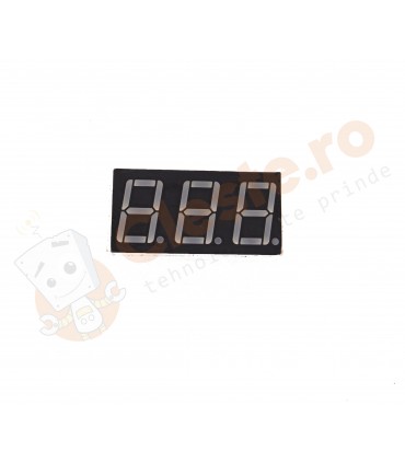 Display LED (0.56") 3 digit-rosu compatibil cu Arduino