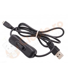 Cablu USB - micro USB cu întrerupător
