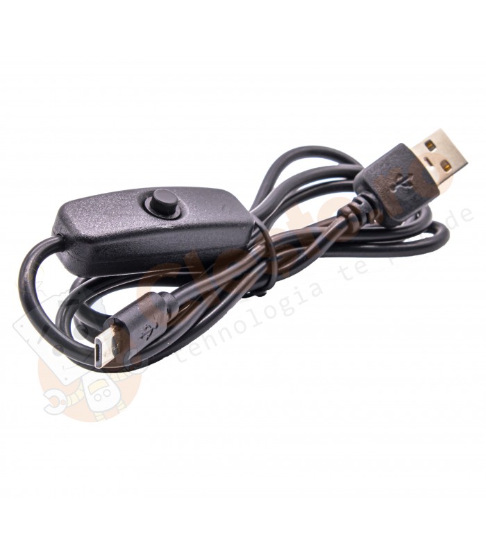 Cablu USB - micro USB cu întrerupător