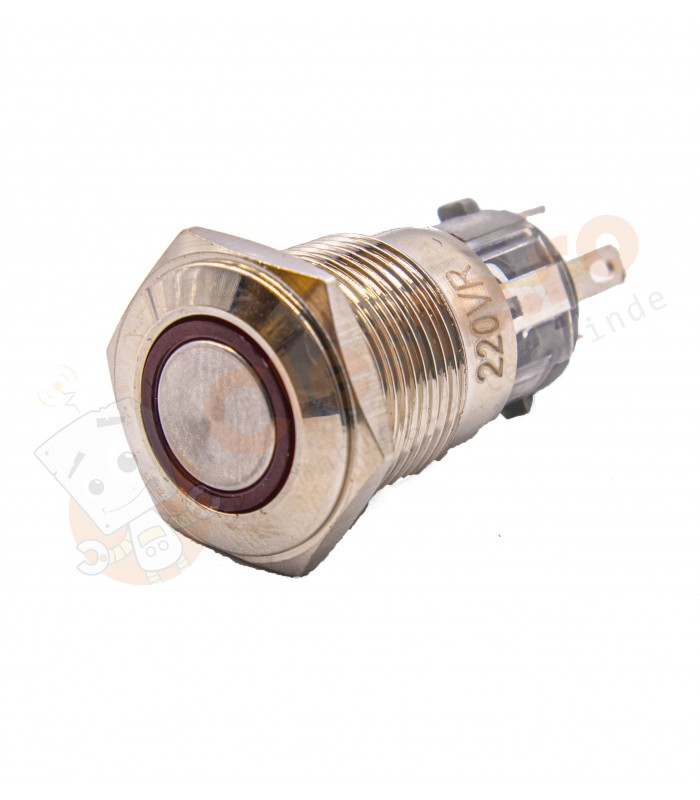 Buton cu LED 16mm
