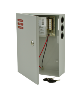 Sursa de alimentare 12V, 5A, back-up in cabinet metalic SDC-12-5B