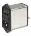 SCHURTER - DD12.2321.111 - Filtered IEC Power Entry Module, IEC C14, Medical, 2 A, 250 VAC, 2-Pole Switch