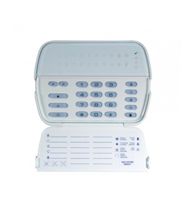 Tastatura LED, 16 zone + modul receptor radio - DSC RFK5516