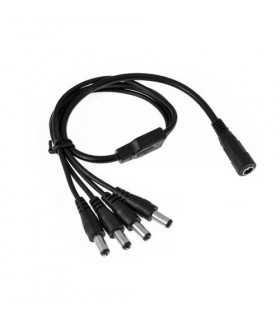 Conector de alimentare 12V, 1 intrare MAMA, 4 iesiri TATA CA-M1T4