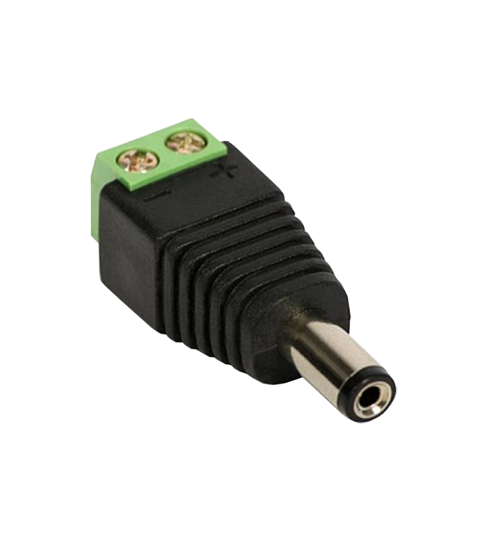 Conector de alimentare tata, 12V, cu surub SDC-CAT