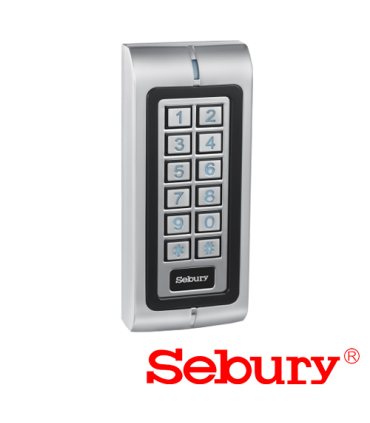 Cititor/Controler stand-alone cu tastatura si cititor card, antivandal - SEBURY SEB-W1-B