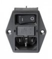 SCHURTER - 3-131-451 - Un-Filtered IEC Power Entry Module, IEC C14, Medical, 10 A, 250 VAC, 2-Pole Switch