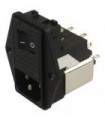 SCHAFFNER - FN388-2-21 - Filtered IEC Power Entry Module, IEC C14, General Purpose, 2 A, 250 VAC, 2-Pole Switch