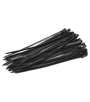 Coliere de plastic NEGRE, 140x3,5 (100 buc.) SEL.3.210