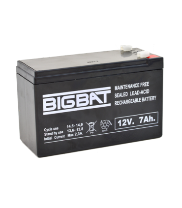 Acumulator BIG BAT 12V, 7 AH BB12V7
