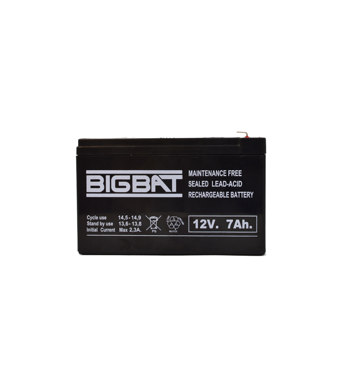Acumulator BIG BAT 12V, 7 AH BB12V7