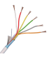 Cablu de alarma 6 fire ecranate, cupru integral, 100m 6CUEF
