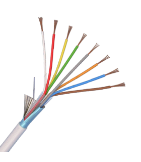 Cablu de alarma 8 fire ecranate, cupru integral, 100m 8CUEF