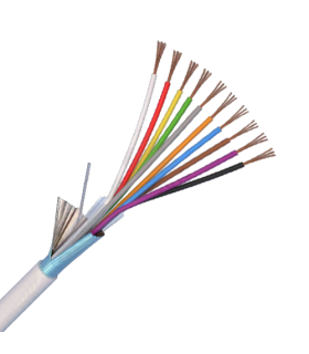 Cablu de alarma 10 fire ecranate, cupru integral, 100m 10CUEF