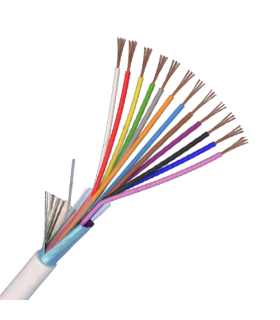 Cablu de alarma 12 fire ecranate, cupru integral, 100m 12CUEF