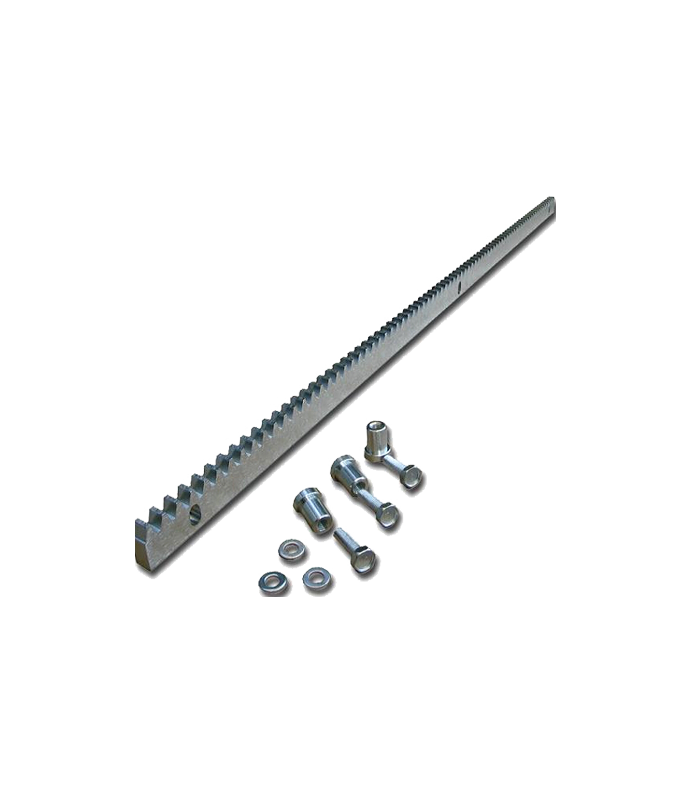 Cremaliera metalica zincata 30x12 mm - lungime 1M CRM4