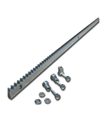 Cremaliera metalica zincata 30x12 mm - lungime 1M CRM4