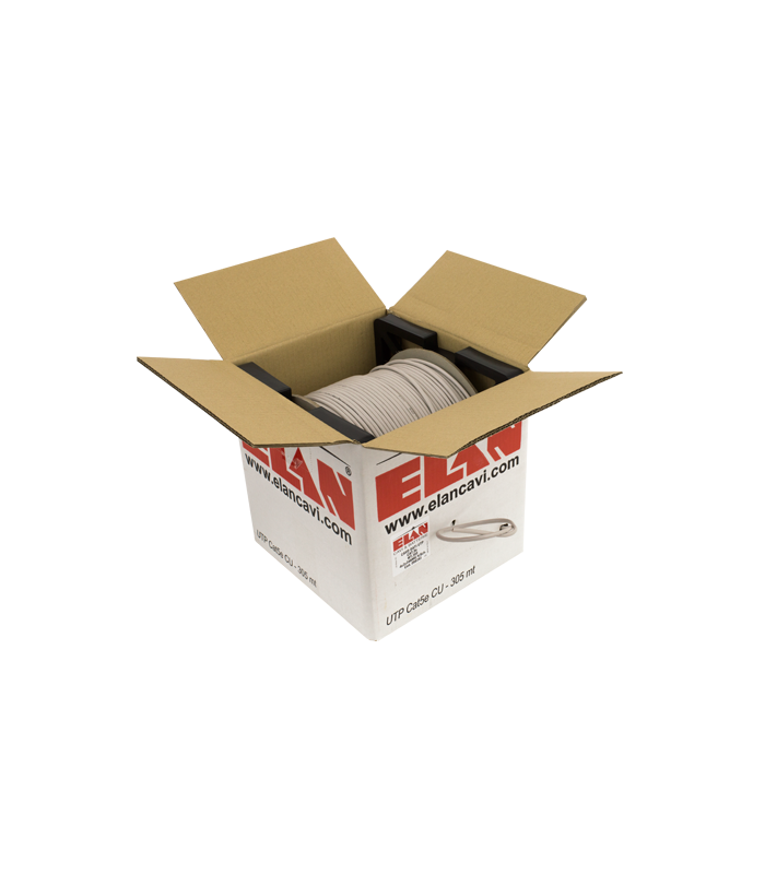 Cablu FTP, cat 5E, CUPRU 100%, 305m ELN-FTP-5E-CU