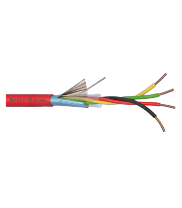 Cablu de incendiu 2x2x0.8mm, ecranat, 100m ELN-2x2x08