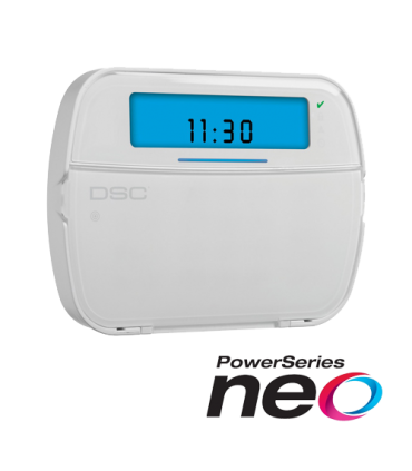 Tastatura LCD cu iconuri + modul wireless , cablata, 128 zone, SERIA NEO - DSC NEO-HS2ICON-RF