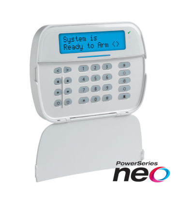 Tastatura LCD alfanumerica + modul wireless , cablata, 128 zone, SERIA NEO - DSC NEO-HS2LCD-RF