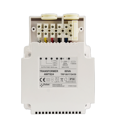 Transformator 80VA  17V/24V/30V AWT824