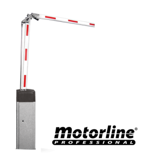 Bariera acces AUTO cu brat articulat 5 m, stanga - MOTORLINE KBA5-ST