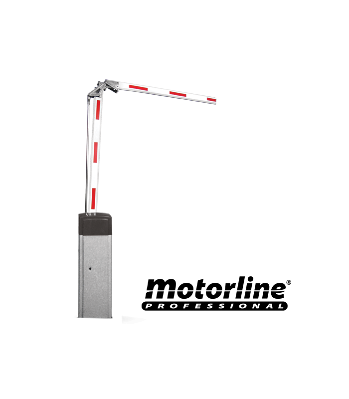 Bariera acces AUTO cu brat articulat 5 m, stanga - MOTORLINE KBA5-ST