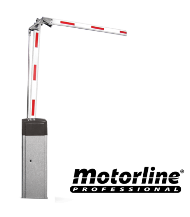 Bariera acces AUTO cu brat articulat 5 m, stanga - MOTORLINE KBA5-ST