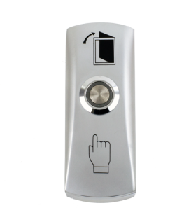 Buton iesire aplicabil din metal, cu LED CSB-805L