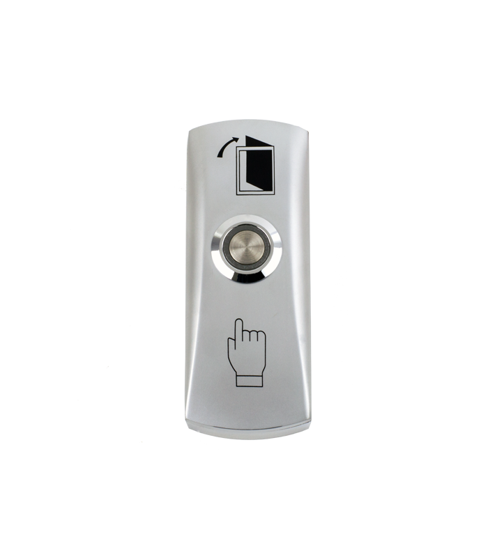 Buton iesire aplicabil din metal, cu LED CSB-805L