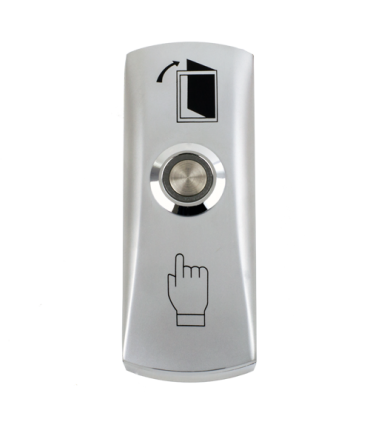 Buton iesire aplicabil din metal, cu LED CSB-805L