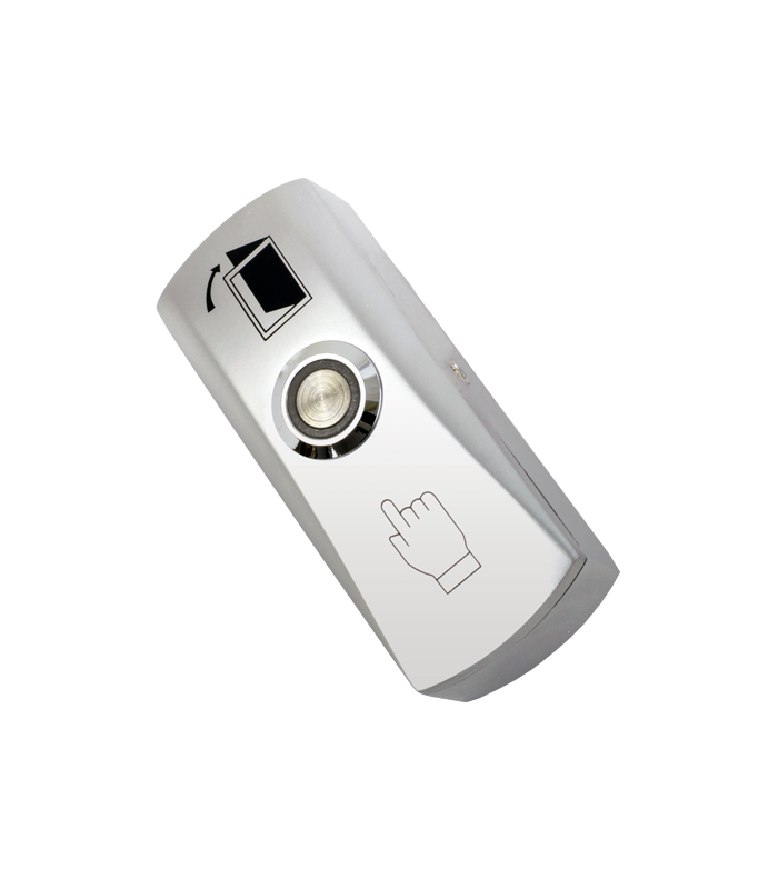 Buton iesire aplicabil din metal, cu LED CSB-805L