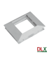Rama alba simpla pentru aparataj 45x45 mm (2 module) - DLX DLX-102-11