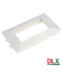 Rama alba tripla pentru aparataj 45x45 mm (6 module) - DLX DLX-102-13