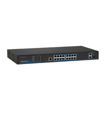 Switch 16 porturi PoE+, 2 porturi uplink - UTEPO UTP1-SW16-TP300
