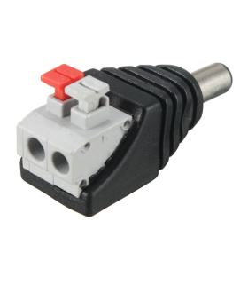 Conector de alimentare tata, 12V, cu terminal rapid SDC-KAT