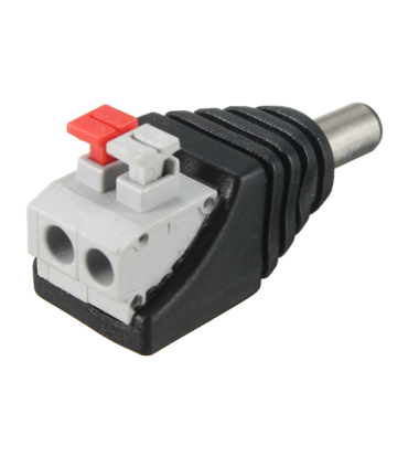 Conector de alimentare tata, 12V, cu terminal rapid SDC-KAT