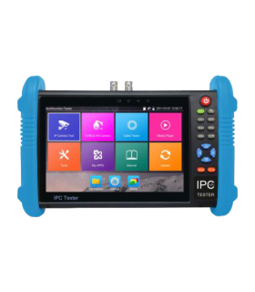 Tester CCTV pentru camere IP, TVI, CVI, AHD pana la 8MP si Multimetru integrat TST-600E-H8M