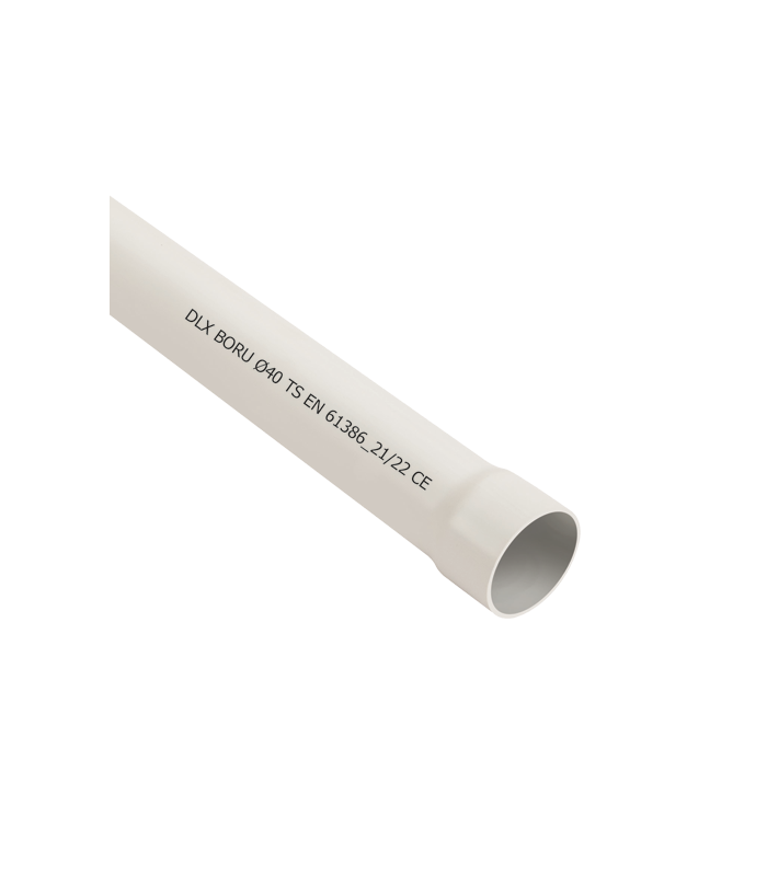 Tub PVC MUFAT D20, 750N, Halogen free, 3m - DLX TRP-805-20