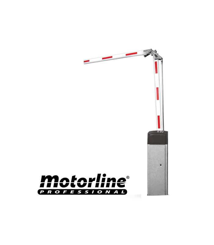 Bariera acces AUTO cu brat articulat 5 m, dreapta - MOTORLINE KBA5-DR