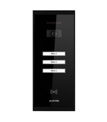 Panou exterior video SMART pentru 3 Familii - ELECTRA VPM.3SR02.ELB04