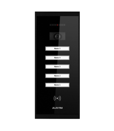 Panou exterior video SMART pentru 5 Familii - ELECTRA VPM.5SR02.ELB04