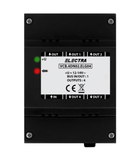 Doza derivatie video, 4 iesiri SMART - ELECTRA VCB.4DN02.ELG04