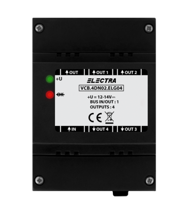 Doza derivatie video, 4 iesiri SMART - ELECTRA VCB.4DN02.ELG04