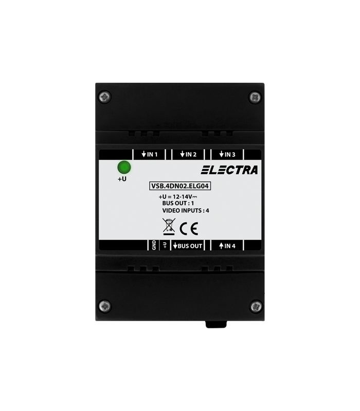 Doza selectie video, 4 intrari video SMART - ELECTRA VSB.4DN02.ELG04
