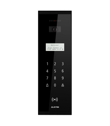 Panou exterior video SMART pentru blocuri - ELECTRA VPM.BSR02.ELB04