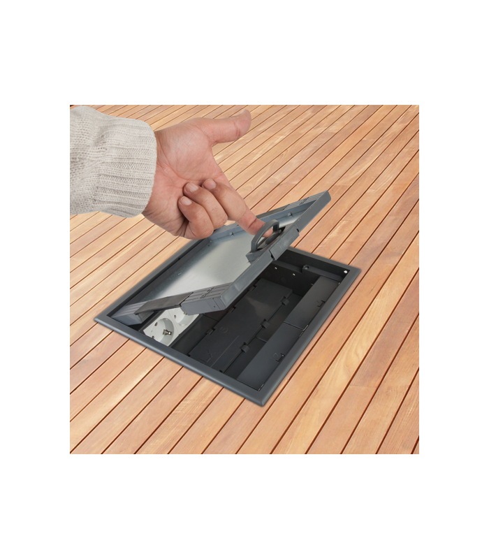 Doza de pardoseala in carcasa plastic - DLX UBS-890-12